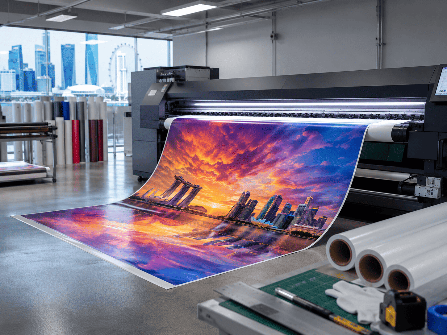 Large format banner printing Singapore