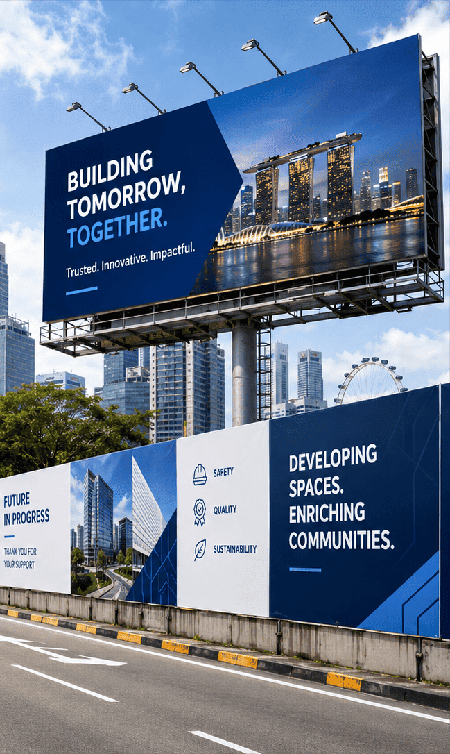 Billboard and hoarding Singapore