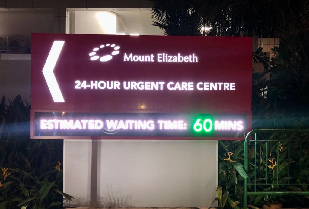Corporate and healthcare signage cluster by Hi-Tech Images